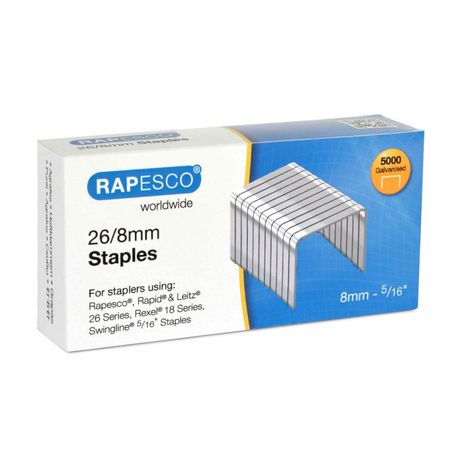Capse 26/8 Rapesco 5000 buc. Calitate Superioara