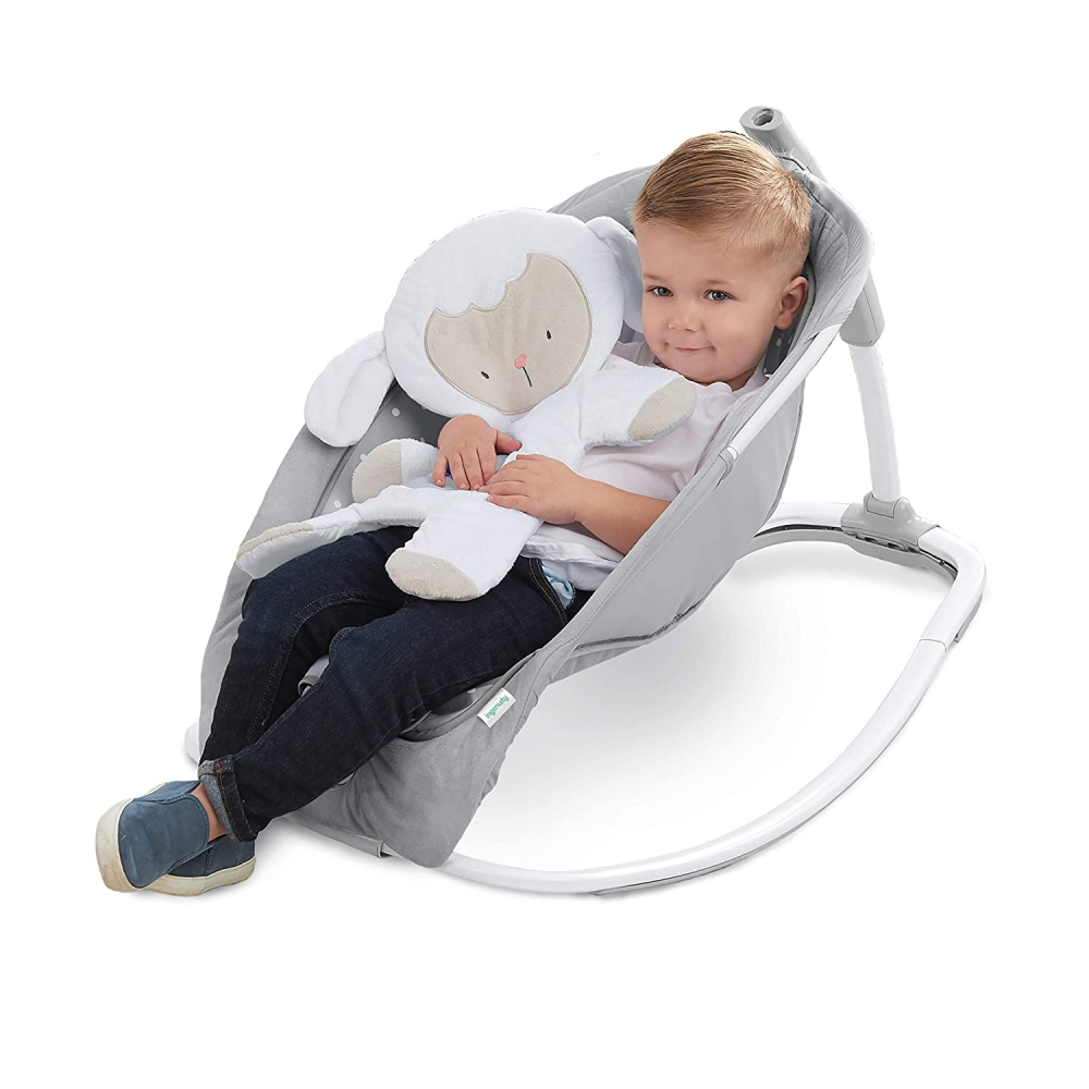 Balansoar Ingenuity Cuddle Lamb - Relaxare Si Joc - imagine 6