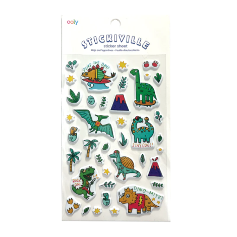 Abtibilduri Pufoase Dinozauri Ooly | Dino-Mite!