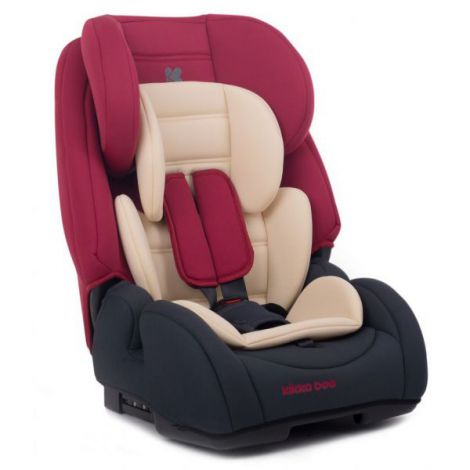 Scaun Auto Kikkaboo i-Gen Isofix 9-36kg Red - imagine 3