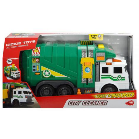 Mașină de gunoi Dickie Toys City Cleaner 39cm - imagine 2