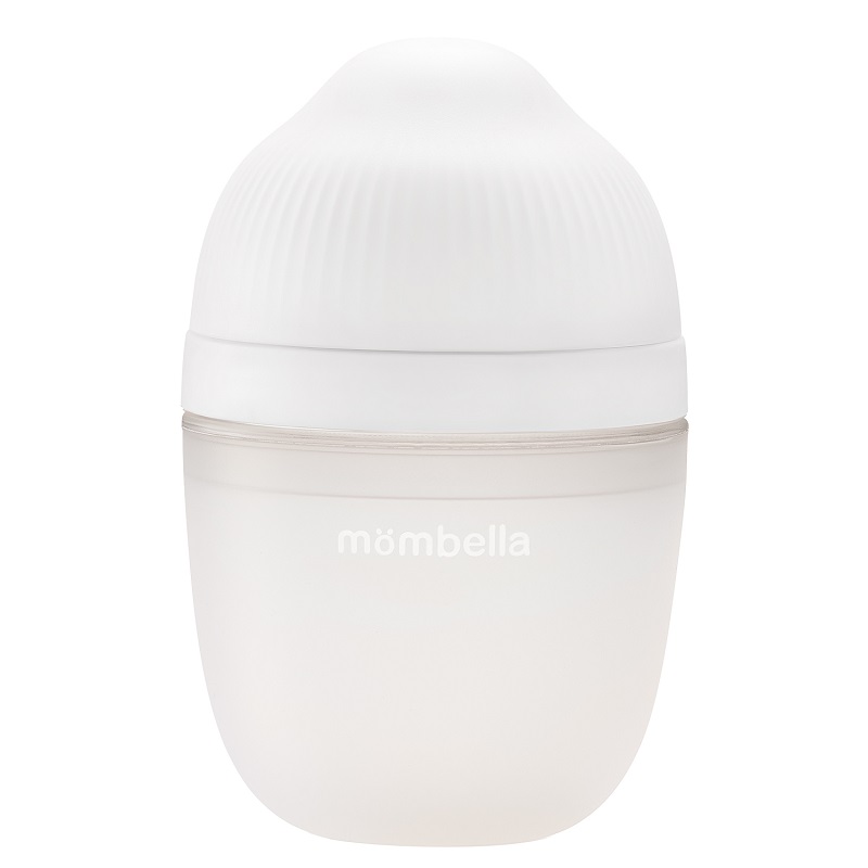 Biberon Anticolici Mombella 210ml, Ivory - imagine 2