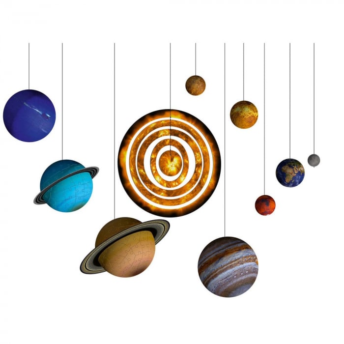 Puzzle 3D Ravensburger Sistemul Solar | Educativ