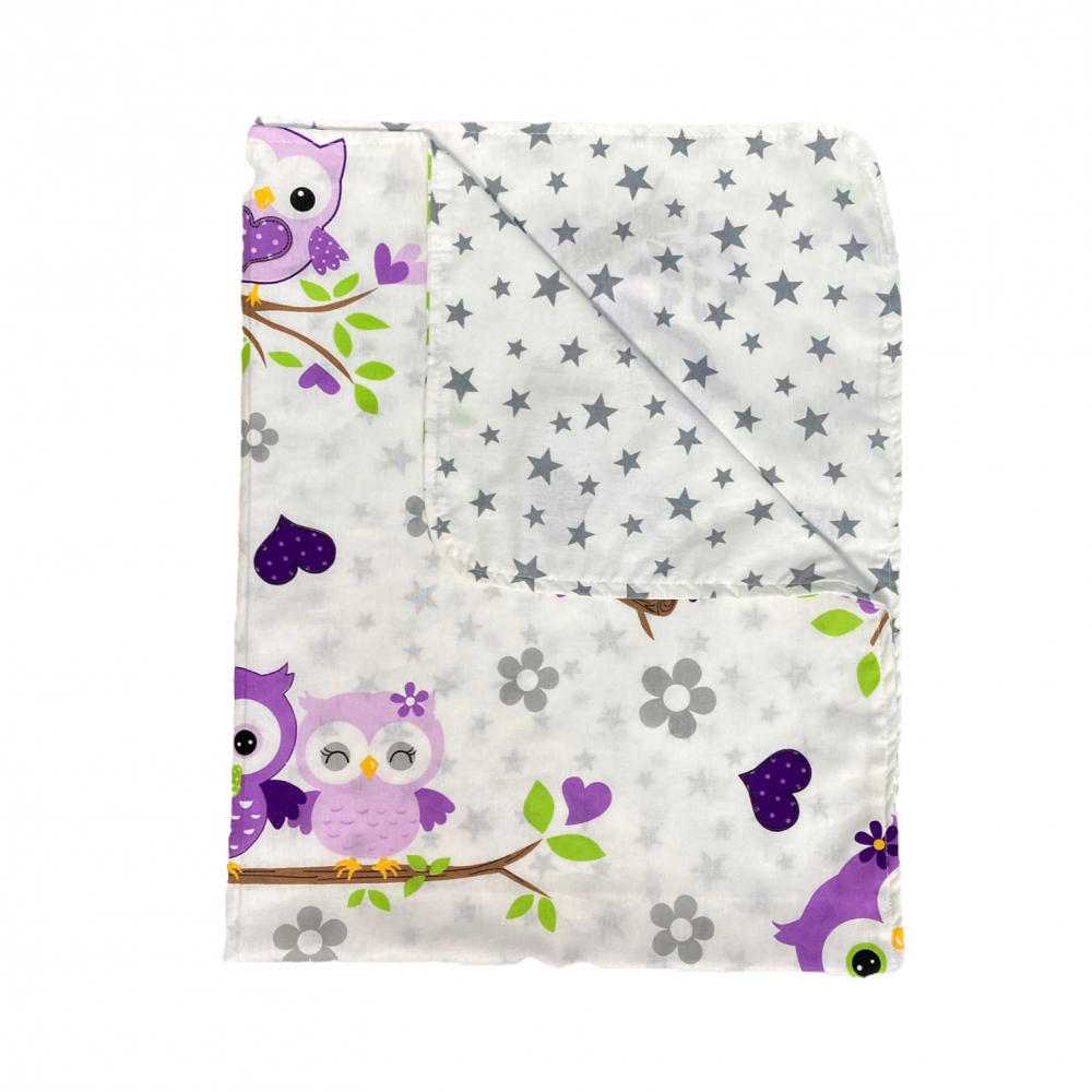 Paturica bumbac bebe Deseda 78x98 cm