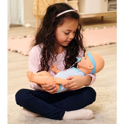 Păpușă Simba Baby Doll 43cm Accesorii Albastru - imagine 10
