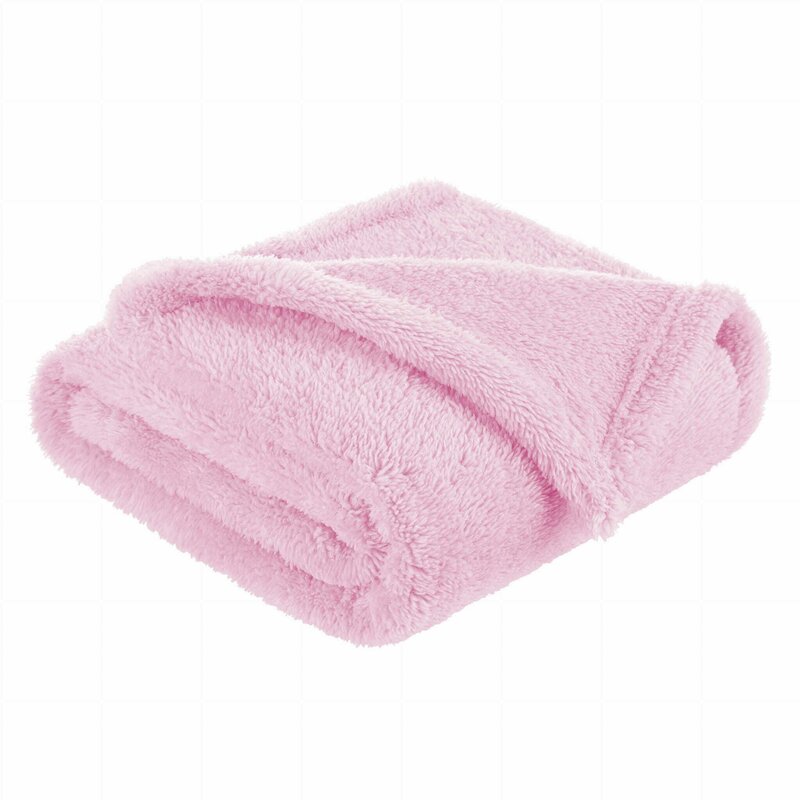 Paturica Fleese Bocioland Pink 80x100 cm - imagine 4