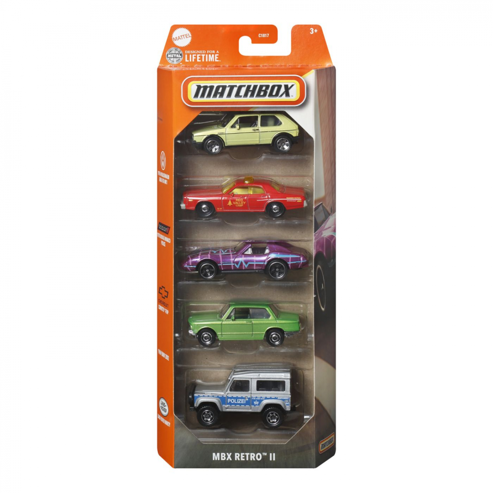 Set 5 Masinute Matchbox MBX Retro II 1:64