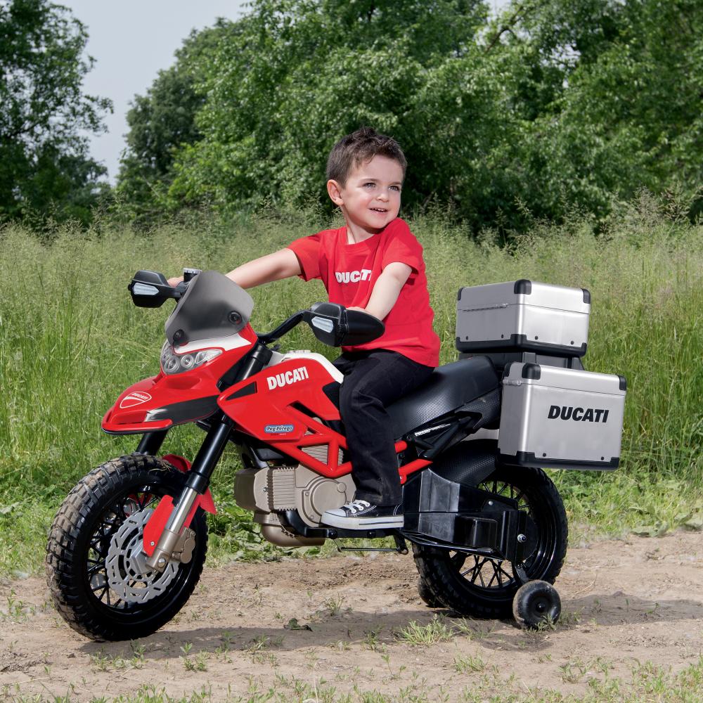 Motocicleta Electrica Peg Perego Ducati Enduro 330W - imagine 4