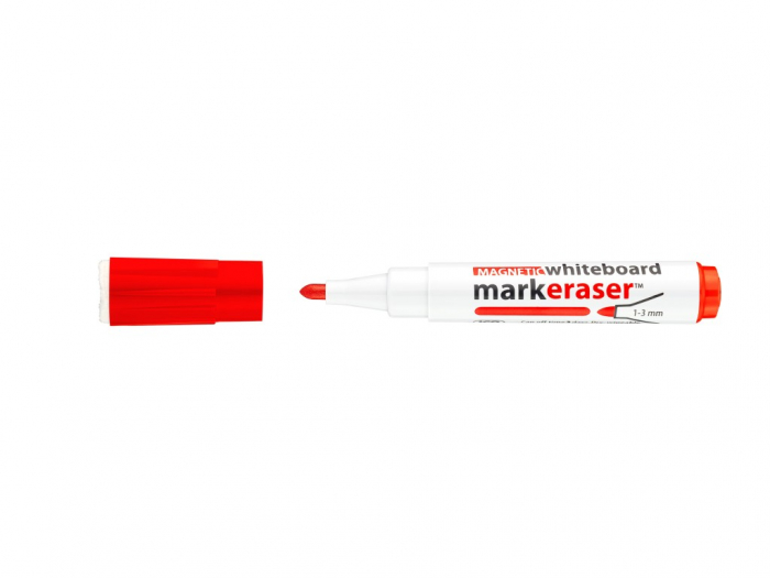 Marker Magnetic Whiteboard Ico, 4 Culori, cu Burete