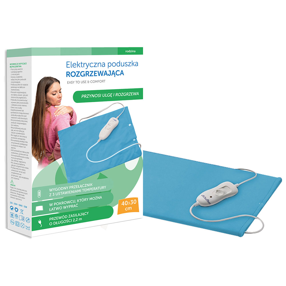 Perna Încălzire Electrică Sanity MediFlower, Turcoaz