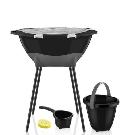 Set Cadită Baie BabyJem Elegant Roz