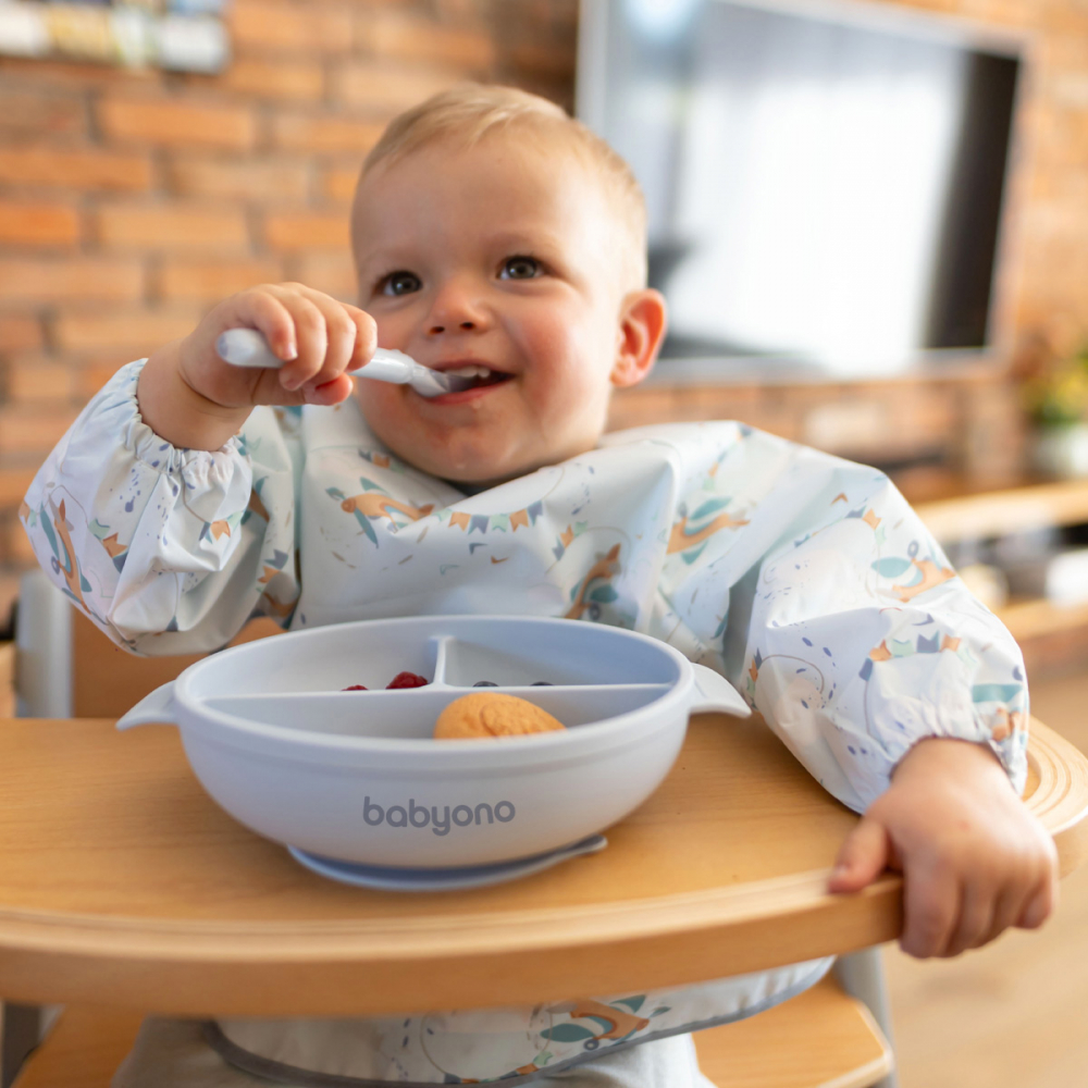 Farfurie Babyono cu Ventuza 3 Compartimente - imagine 2