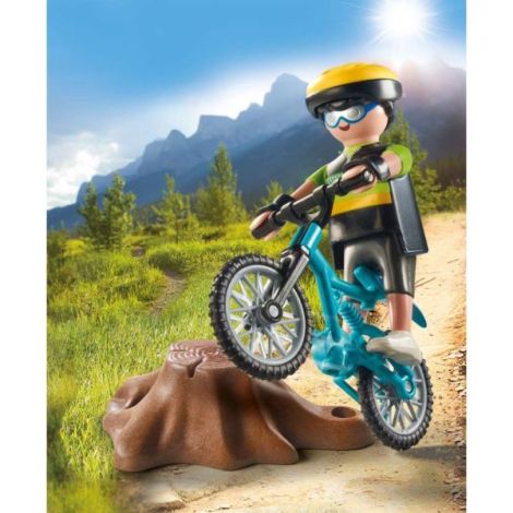 Playmobil Ciclist Montan - Aventură Creativă - imagine 4