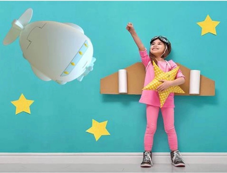 Olita Educationala Little Mom Airplane Grey - imagine 3