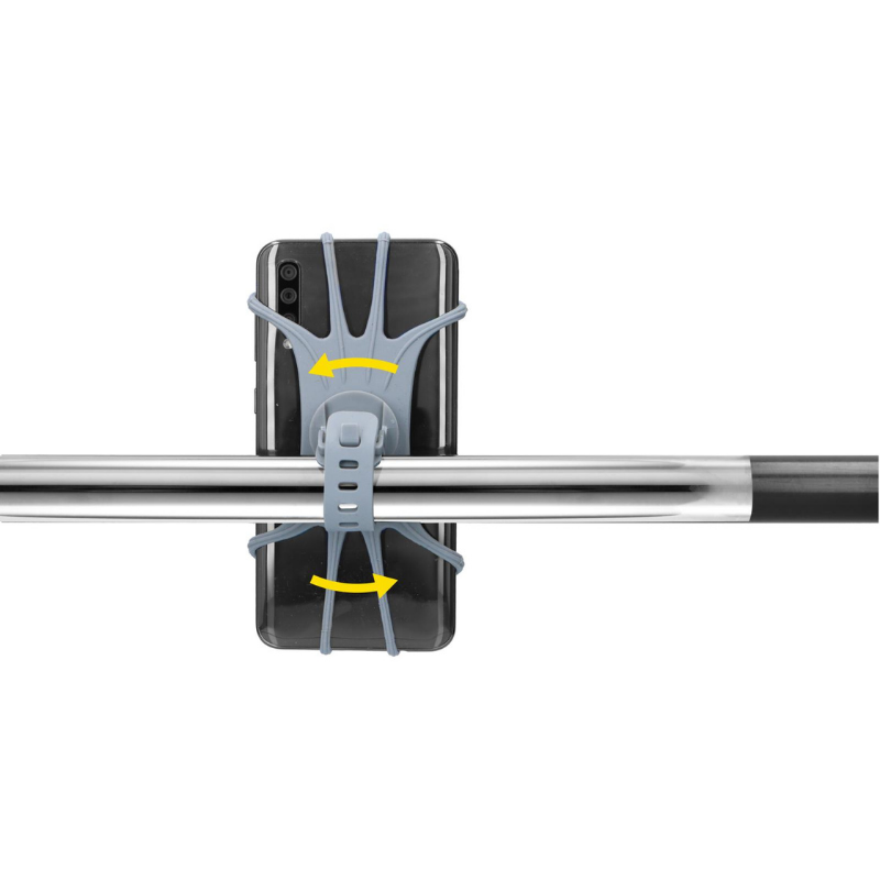 Suport Telefon Bicicletă Dunlop Gri 360°