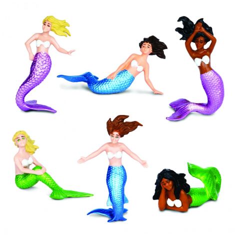Tub Sirene Safari Ltd - 6 Figurine Educativ - imagine 3