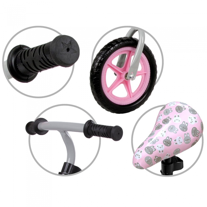 Bicicleta Kidwell Rebel White Bunny 12 inch, 2.64 kg - imagine 4