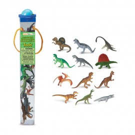 Tub 12 Figurine Dinozauri Carnivori Safari Ltd