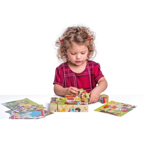 Woodyland Puzzle Basme - Joc Educativ Lemn - imagine 4