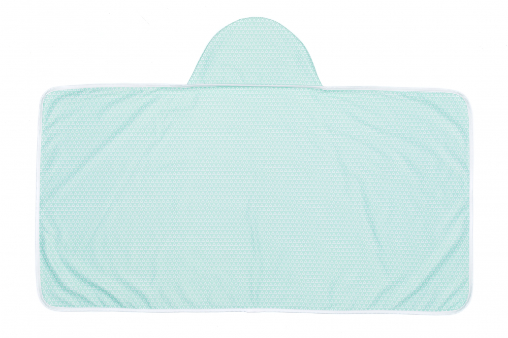 Prosop Bumbac cu Căciulă Fillikid Mint, 140x70cm - imagine 3