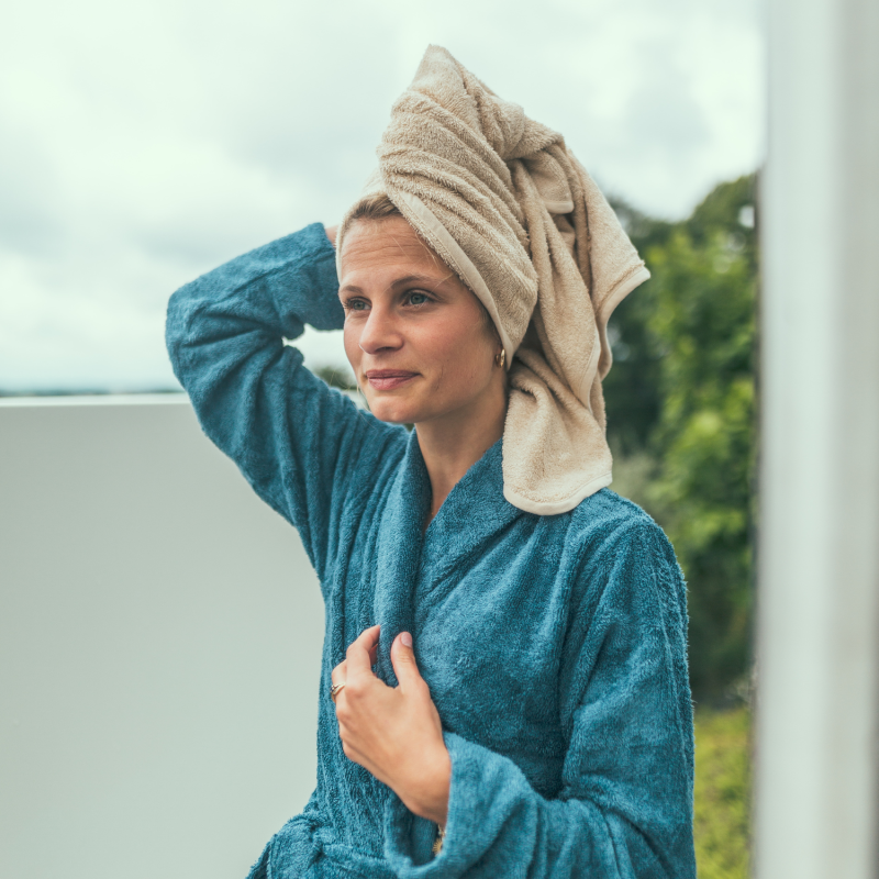 Prosop Bambus Riviera Blue Timboo Super-Absorbant