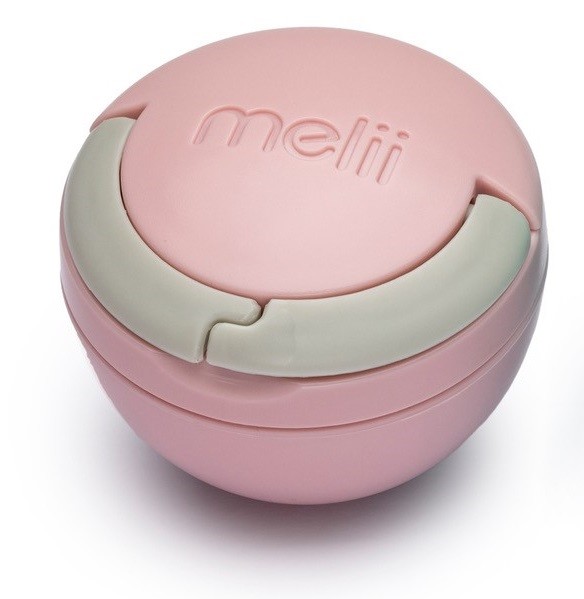 Suport Suzeta Melii Biluta Pink-Grey, Igienic