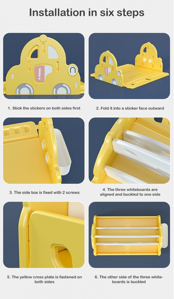 Organizator Cărți Happy Car Yellow | Nichiduta - imagine 2