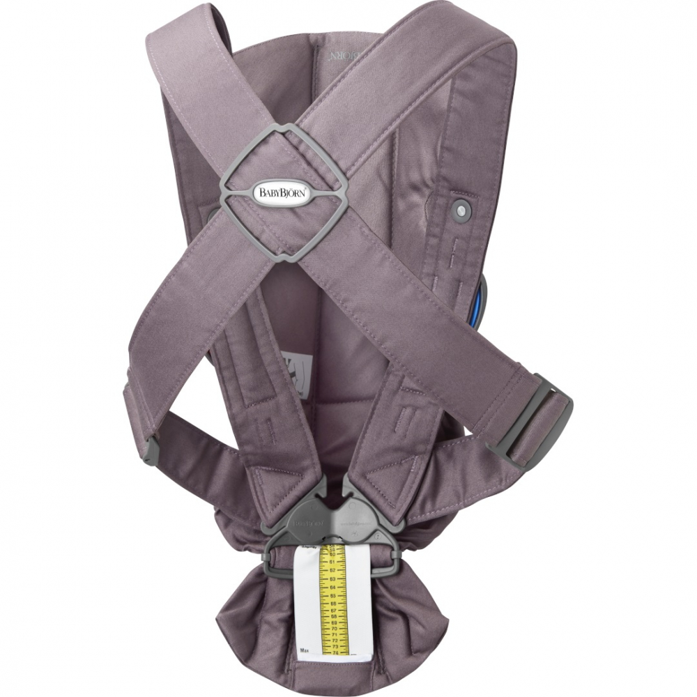 Marsupiu BabyBjorn Mini Dark Purple, Anatomic - imagine 2