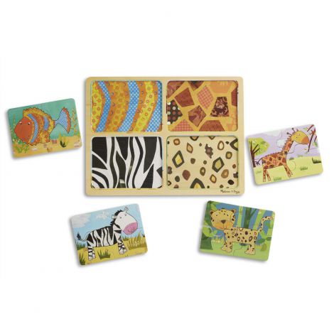 Puzzle Eco Animale Melissa & Doug, Lemn, 2 Ani+ - imagine 3