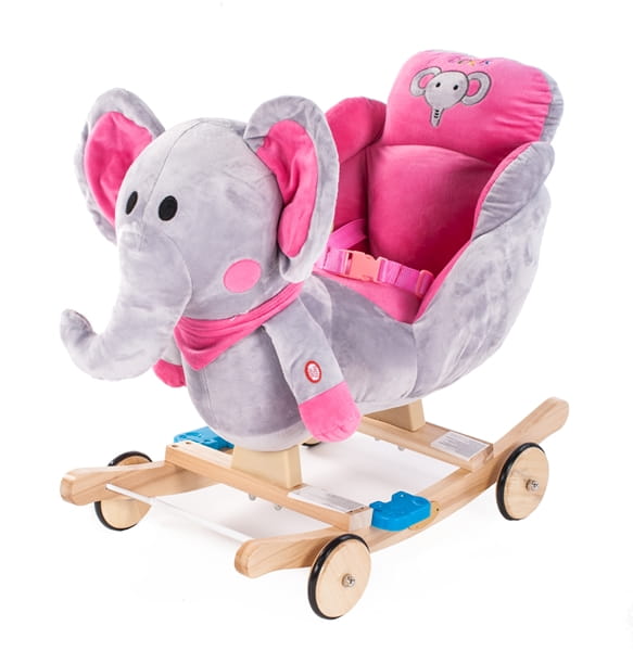 Balansoar Doris 2in1 Elefantel Roz - Confort și Siguranță - imagine 6
