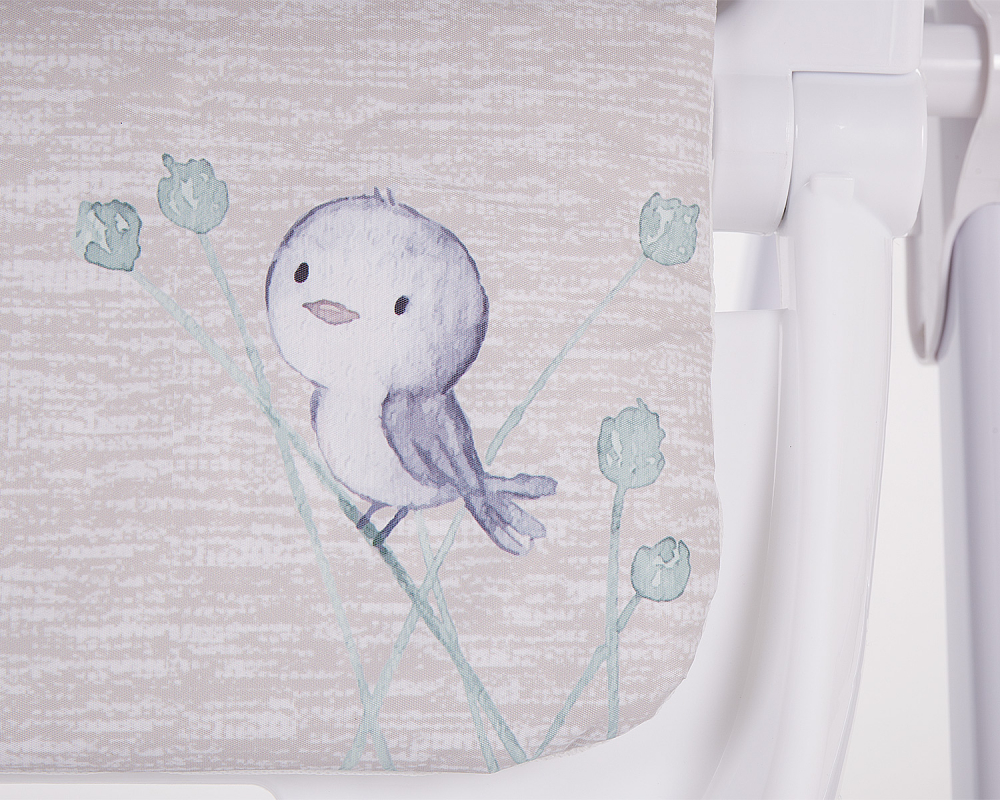 Scaun Masa Kikkaboo Sweet Nature Beige, Reglabil - imagine 6