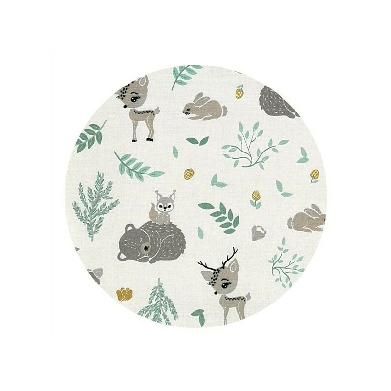 Set Protecție și Pernă Miminu Forest Friends