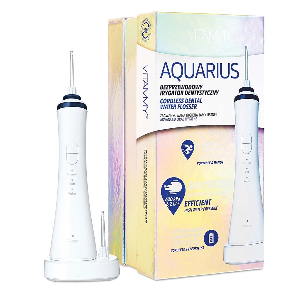 Irigator Oral Vitammy Aquarius 150ml Alb - imagine 2