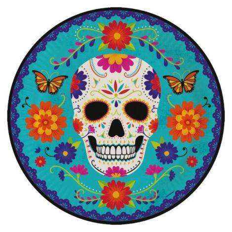 Farfurii Dia de los Muertos Amscan | 8 buc