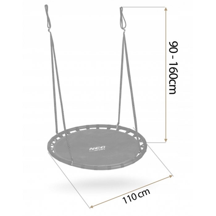Leagan Neo-Sport XXL 150kg - Negru - imagine 6