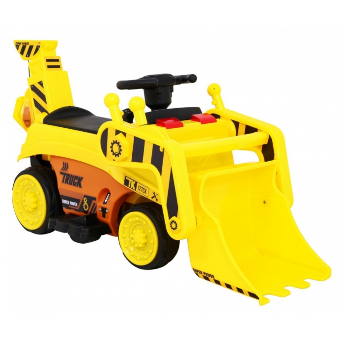 Excavator Ramiz 30W pentru copii cu cupă mobilă și audio - imagine 8