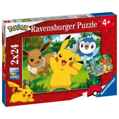 Puzzle Pokemon 2x24 piese Ravensburger - imagine 4