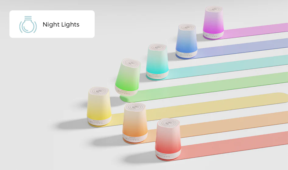 Lampa White Noise Baby Momcozy - Sunete & Lumină - imagine 2