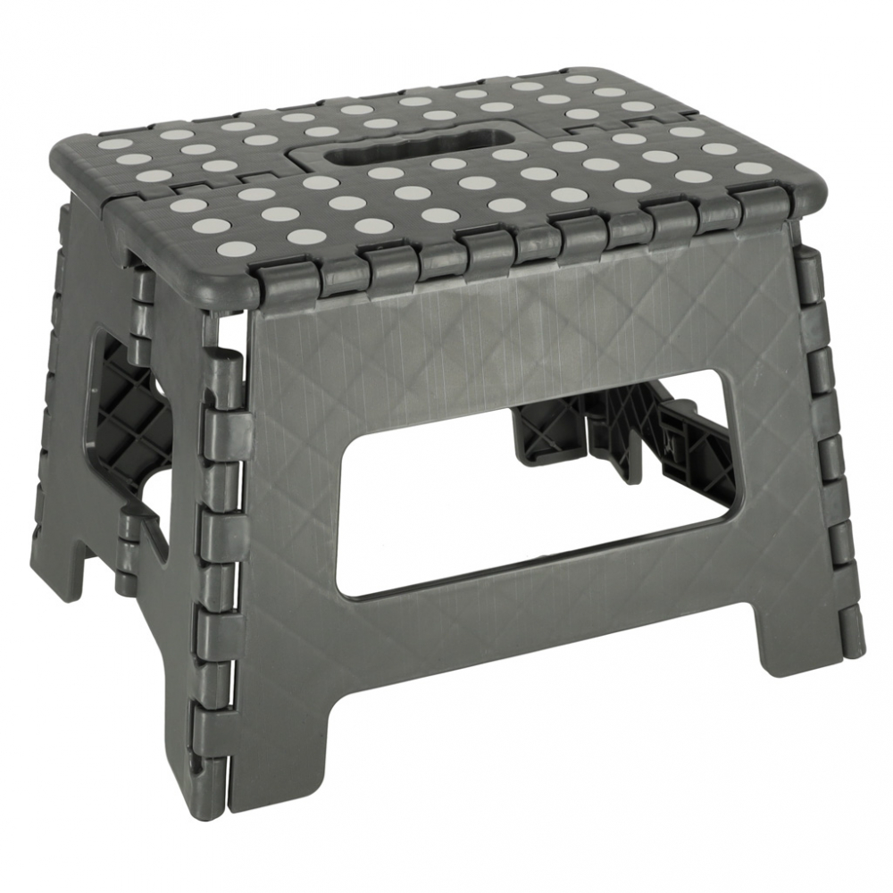 Scaunel Ikonka Pliabil Dark Grey, Plastic Igienic - imagine 6