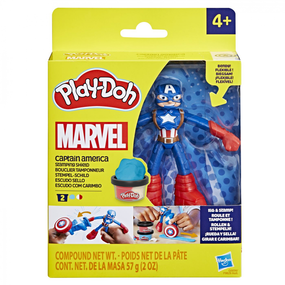 Figurina Play-Doh Captain America 10cm Hasbro