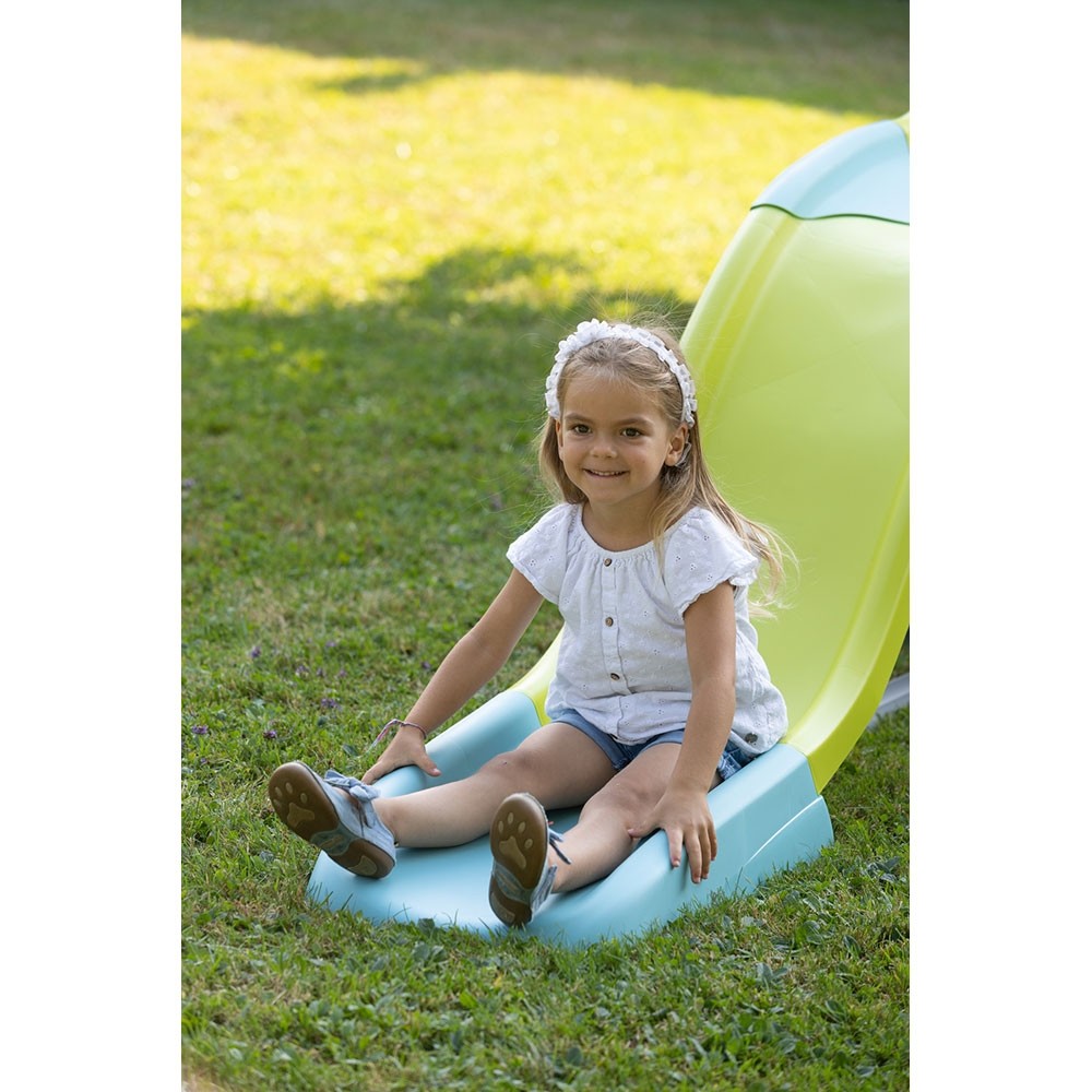 Tobogan Smoby XL Verde cu Albastru - Exterior - imagine 11