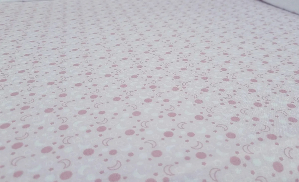 Set Cearceafuri KidsDecor Pink Moon Bumbac