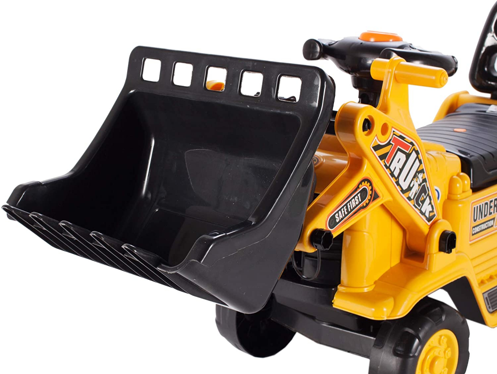 Buldozer Malplay Galben Fără Pedale | 27kg - imagine 9