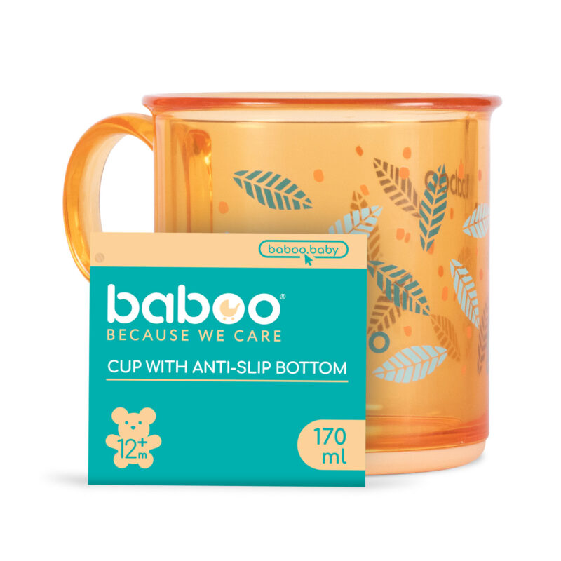 Cana Baboo Antiderapant Portocaliu 170ml