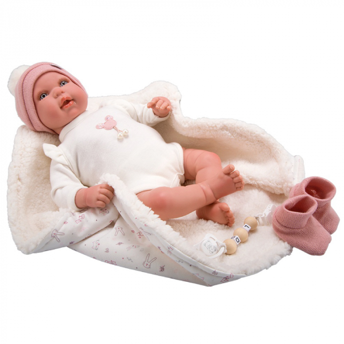 Păpușă Reborn Arias Ona 45 cm Care Respiră