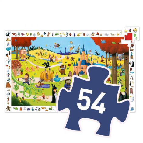 Puzzle Djeco Povesti Renumite, 54 piese - imagine 4