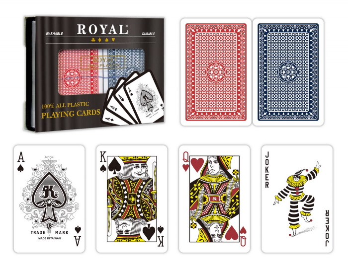 Pachete Carti Royal Canasta Poker | Plastic Durabil