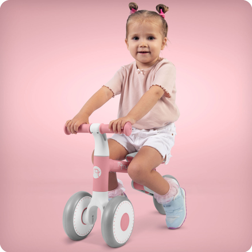 Bicicletă Echilibru Nukido Roz pentru Copii - imagine 3