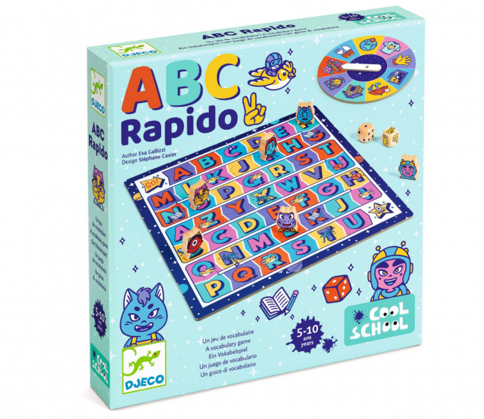 Joc ABC Rapido Djeco | Învăță Alfabetul 6-10 Ani