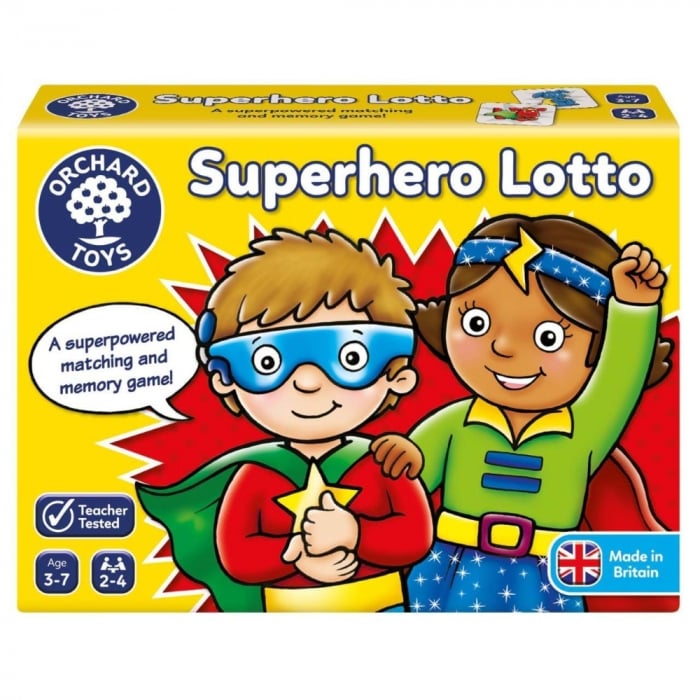 Joc de memorie Superhero Lotto Orchard Toys